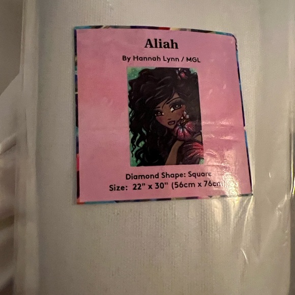 Aliah by: Hannah Lynn. Diamond art. - Picture 3 of 4